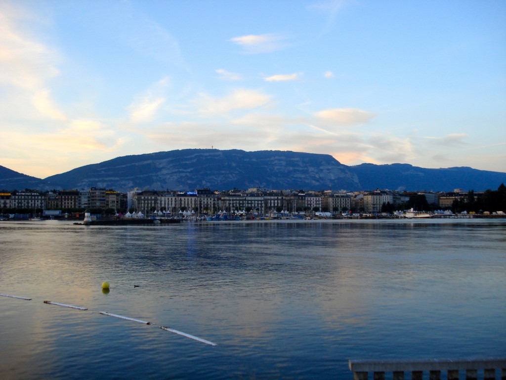 Le Salève sert de décor à Genève