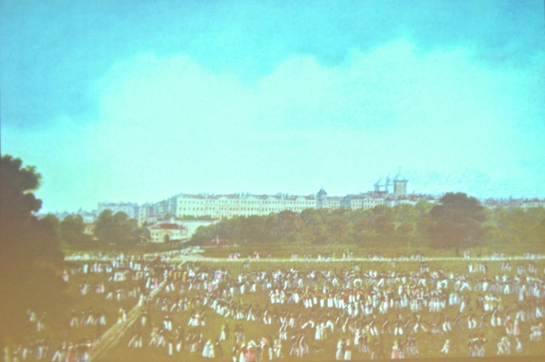 le 1er juin 1814, la F^te sur la Plaine de plainpalais