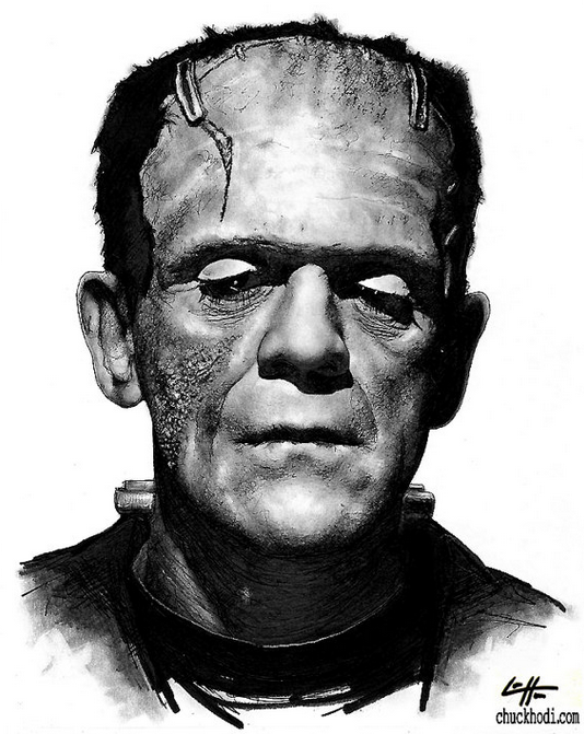 Photo internet Dans le film de James Whale, en 1931, l'acteur Boris karloff incarne la créature de Frankenstein